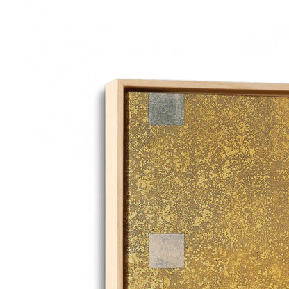 [Color:American Maple], Picture of art in a American Maple frame at an angle