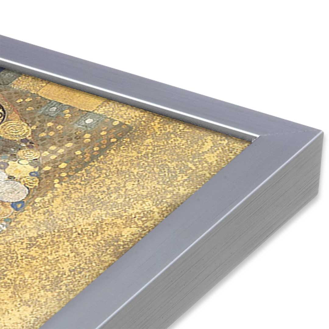 [Color:Polished Chrome], Picture of art in a Polished Chrome frame at an angle