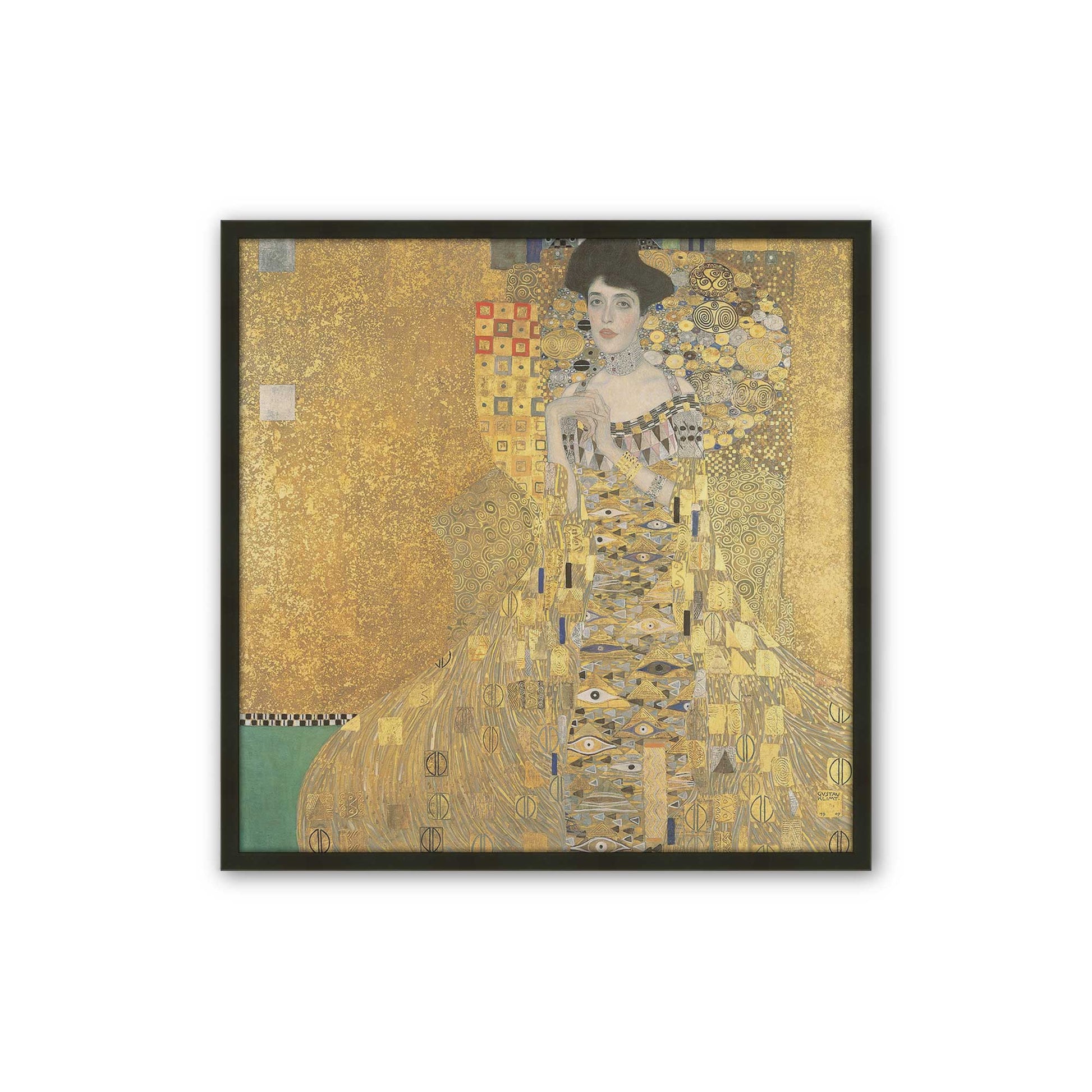 [Color:Satin Black], Picture of art in a Satin Black frame