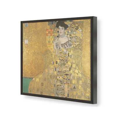 [Color:Satin Black], Picture of art in a Satin Black frame of the corner