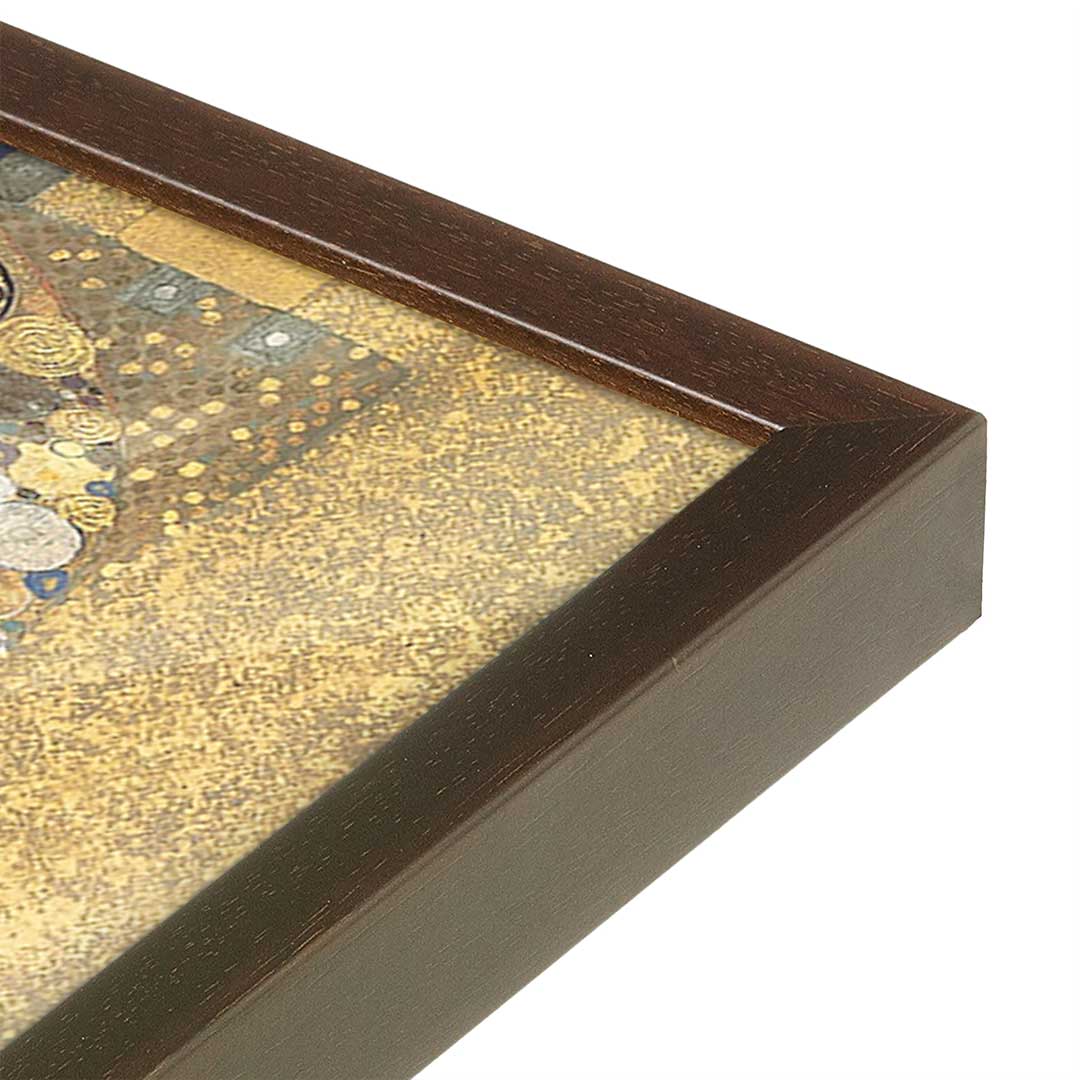 [Color:Espresso], Picture of art in a Espresso frame at an angle
