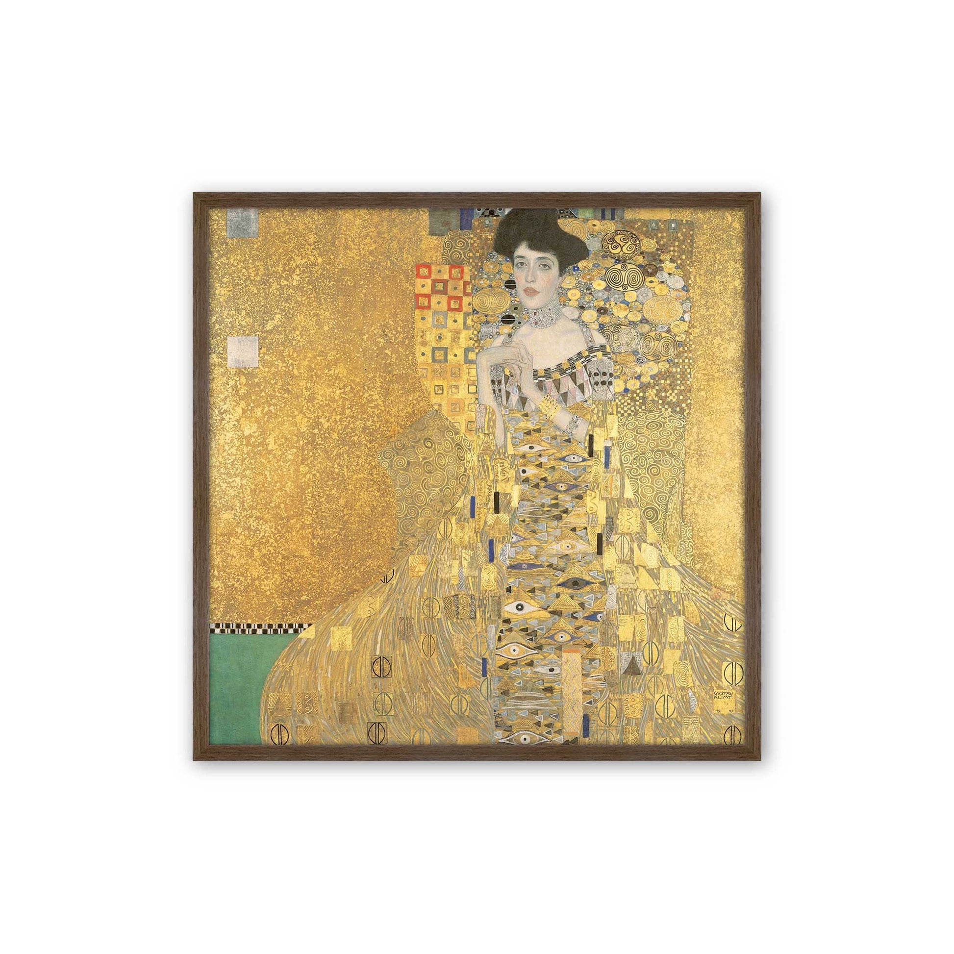 [Color:Walnut], Picture of art in a Walnut frame