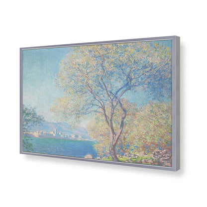 [Color:Polished Chrome], Picture of art in a Polished Chrome frame of the corner