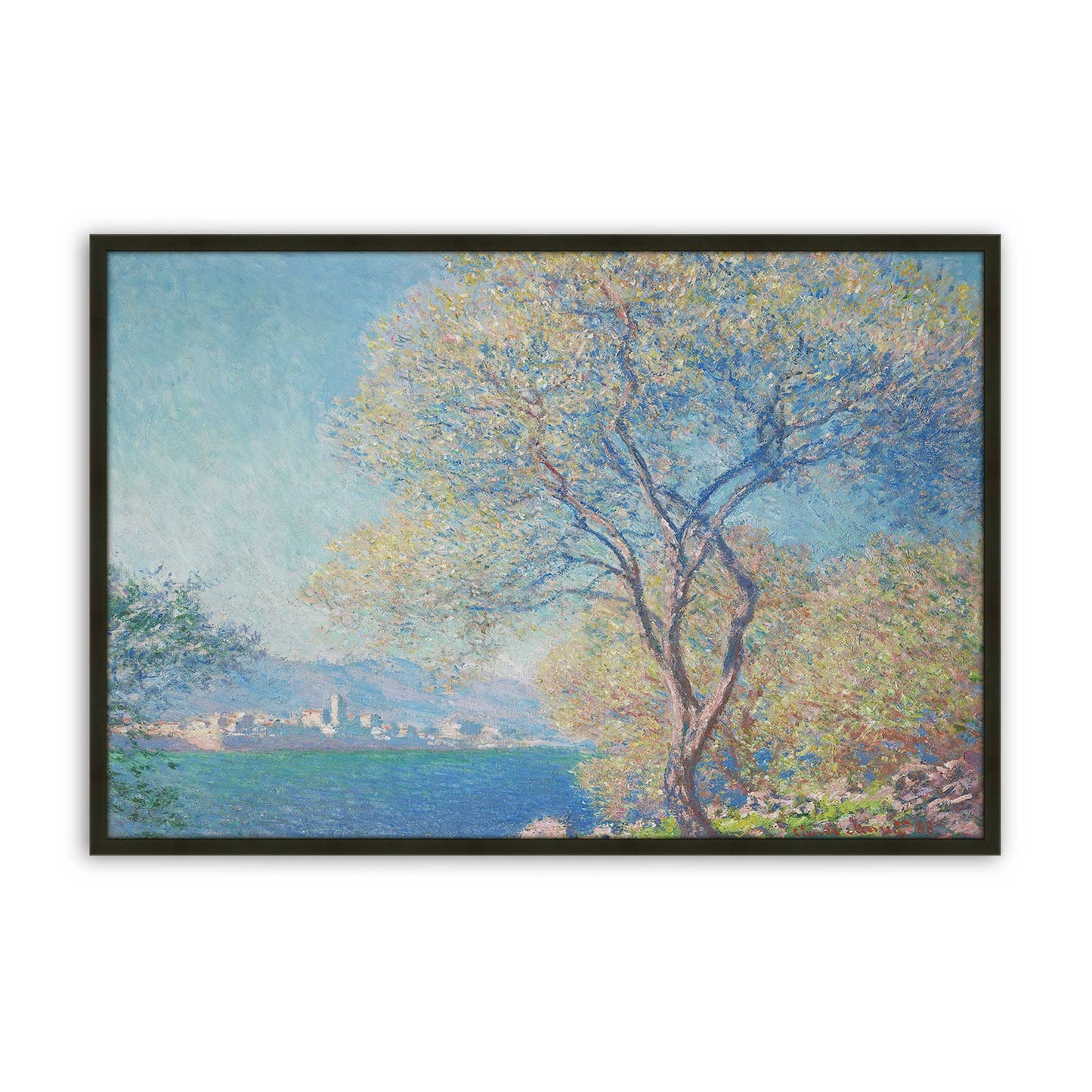 [Color:Satin Black], Picture of art in a Satin Black frame