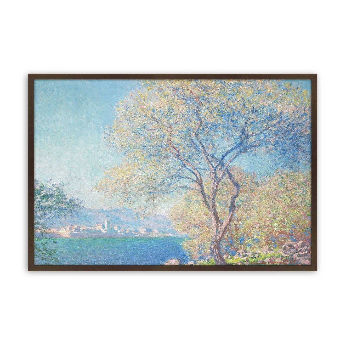 [Color:Belvinder Brown], Picture of art in a Belvinder Brown frame