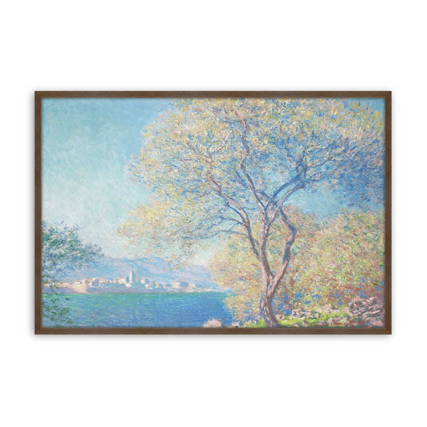 [Color:Walnut], Picture of art in a Walnut frame