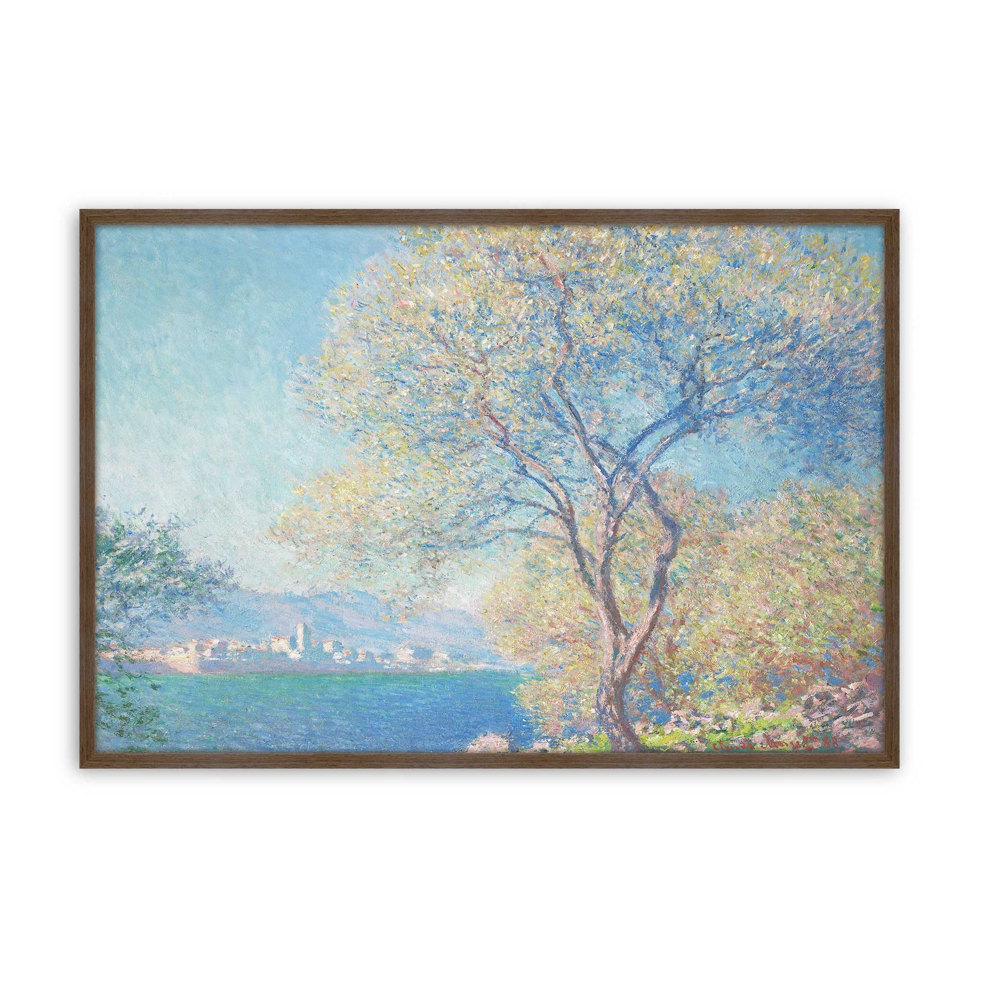 [Color:Walnut], Picture of art in a Walnut frame