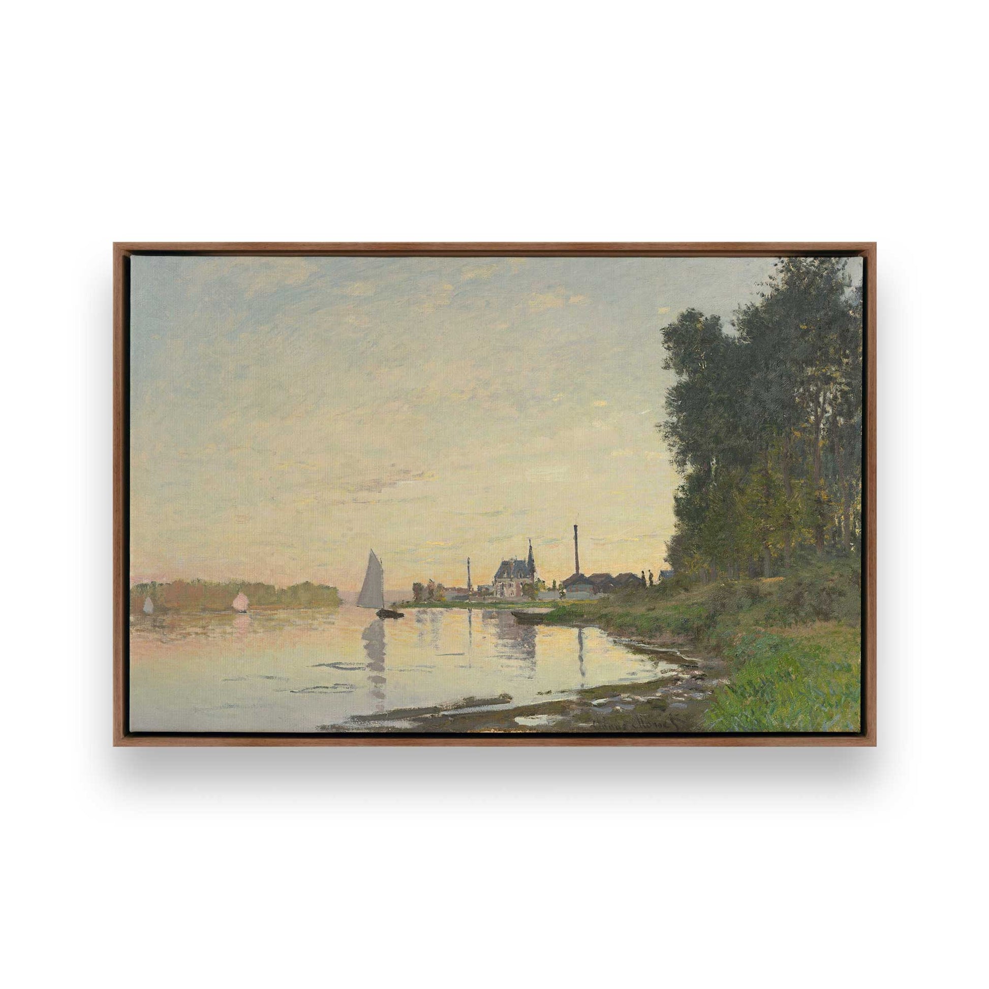 [Color:Walnut], Picture of art in a Walnut frame