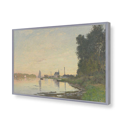 [Color:Polished Chrome], Picture of art in a Polished Chrome frame of the corner