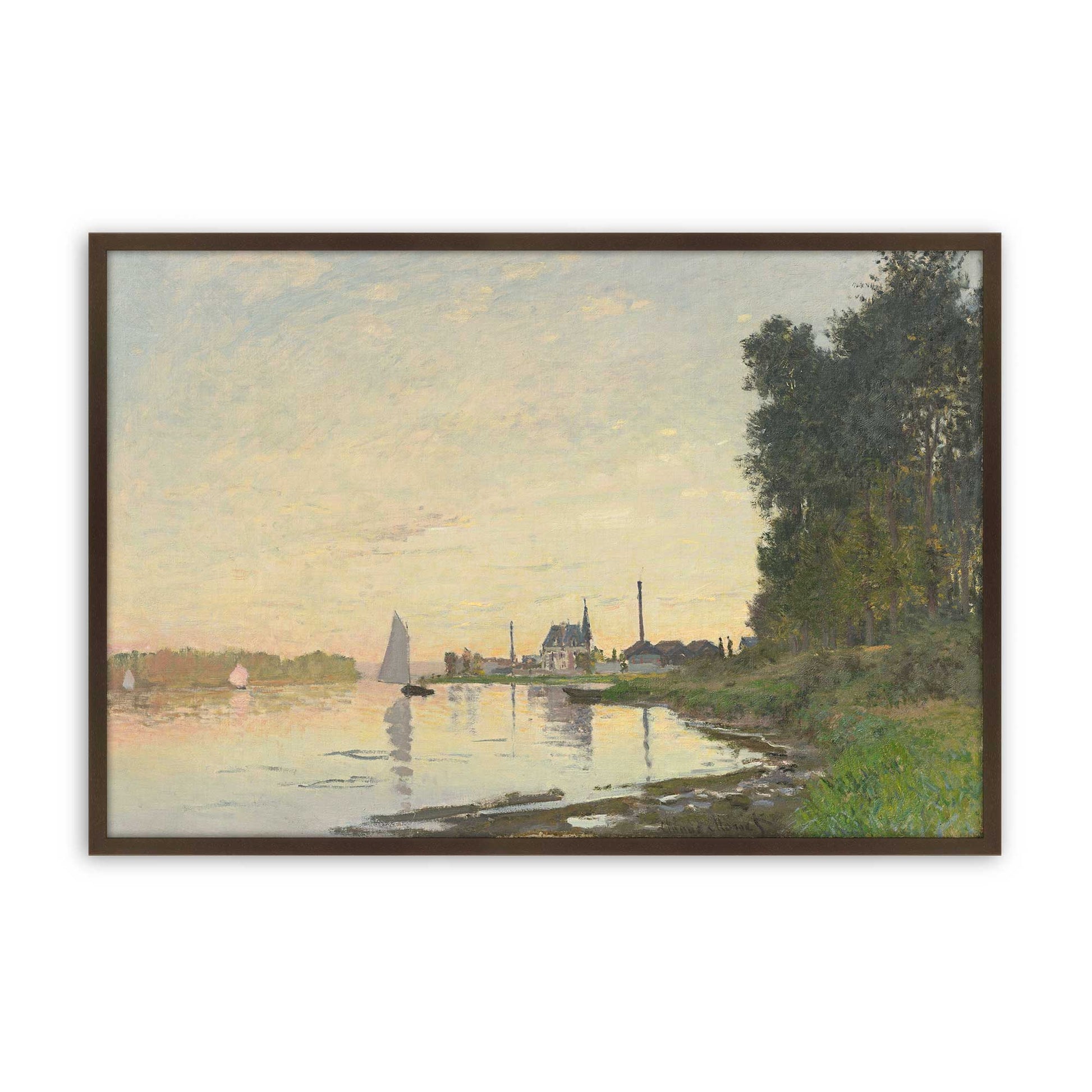 [Color:Belvinder Brown], Picture of art in a Belvinder Brown frame