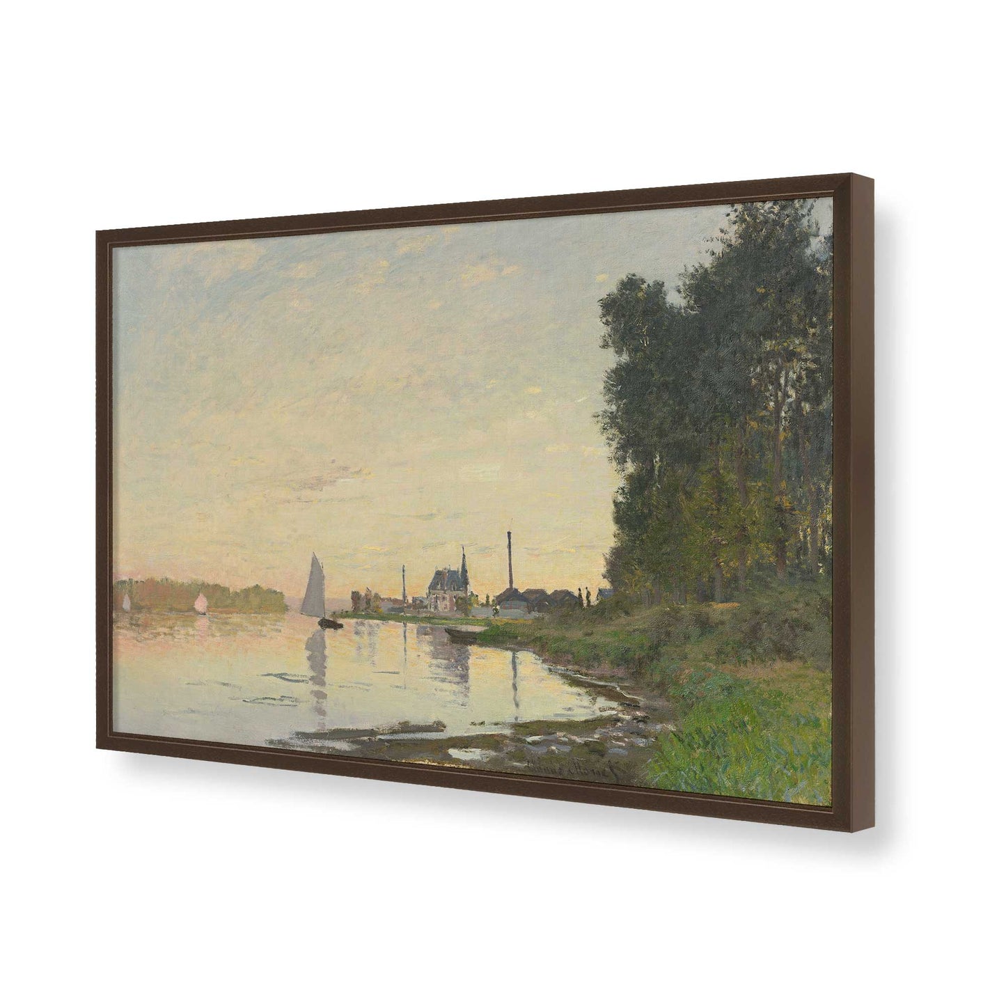 [Color:Belvinder Brown], Picture of art in a Belvinder Brown frame of the corner