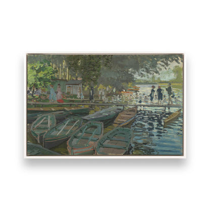 [Color:Opaque White], Picture of art in a White frame
