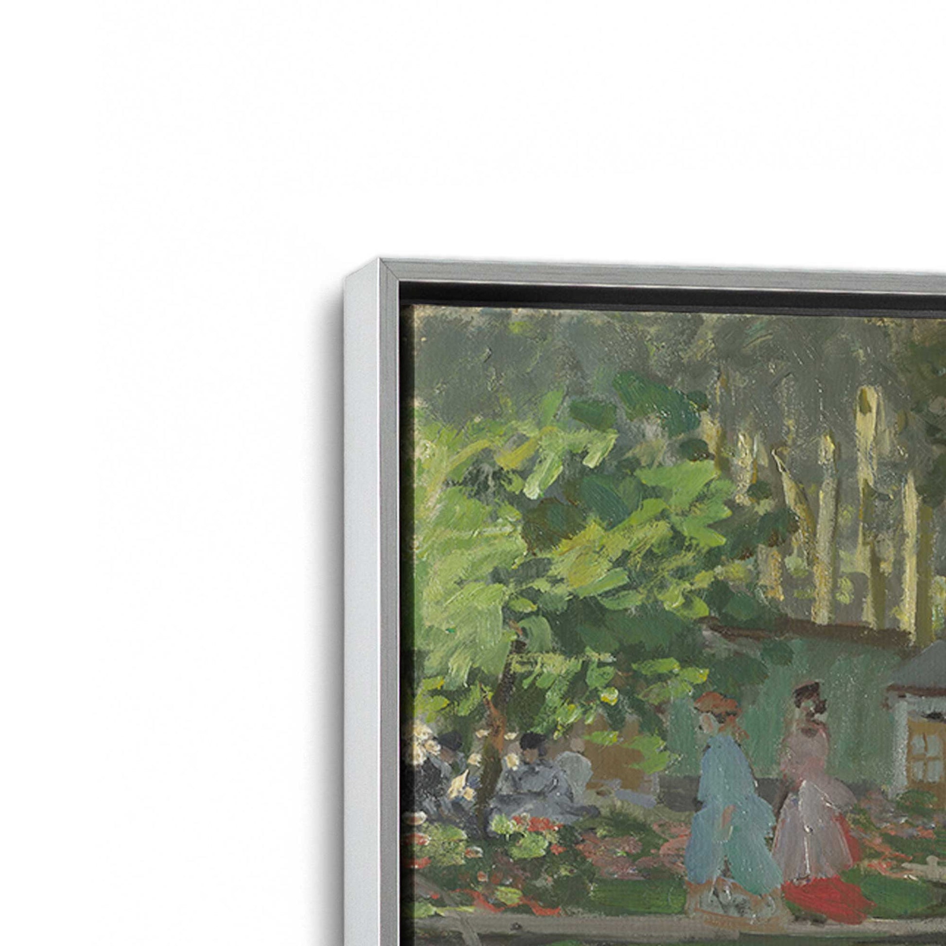 [Color:Polished Chrome], Picture of art in a Polished Chrome frame at an angle