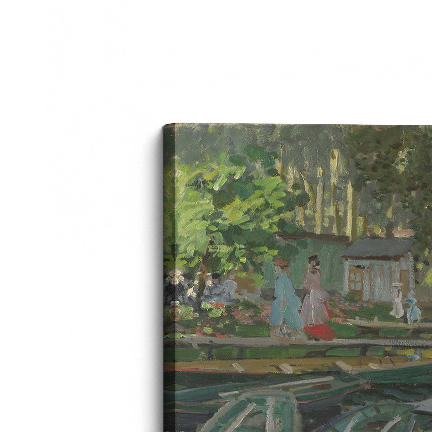 [Color:Stretched Canvas], Picture of the corner of the art