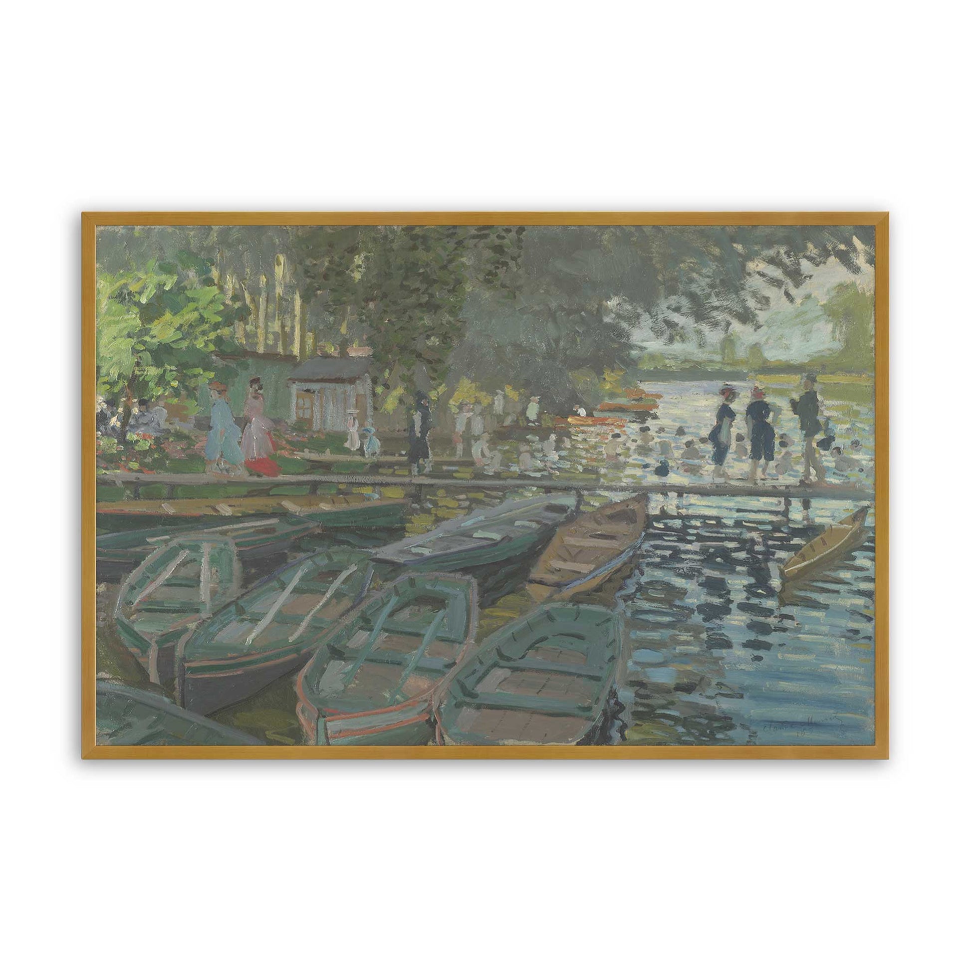 [Color:Polished Gold], Picture of art in a Polished Gold frame