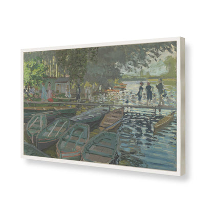 [Color:Opaque White], Picture of art in a Opaque White frame of the corner
