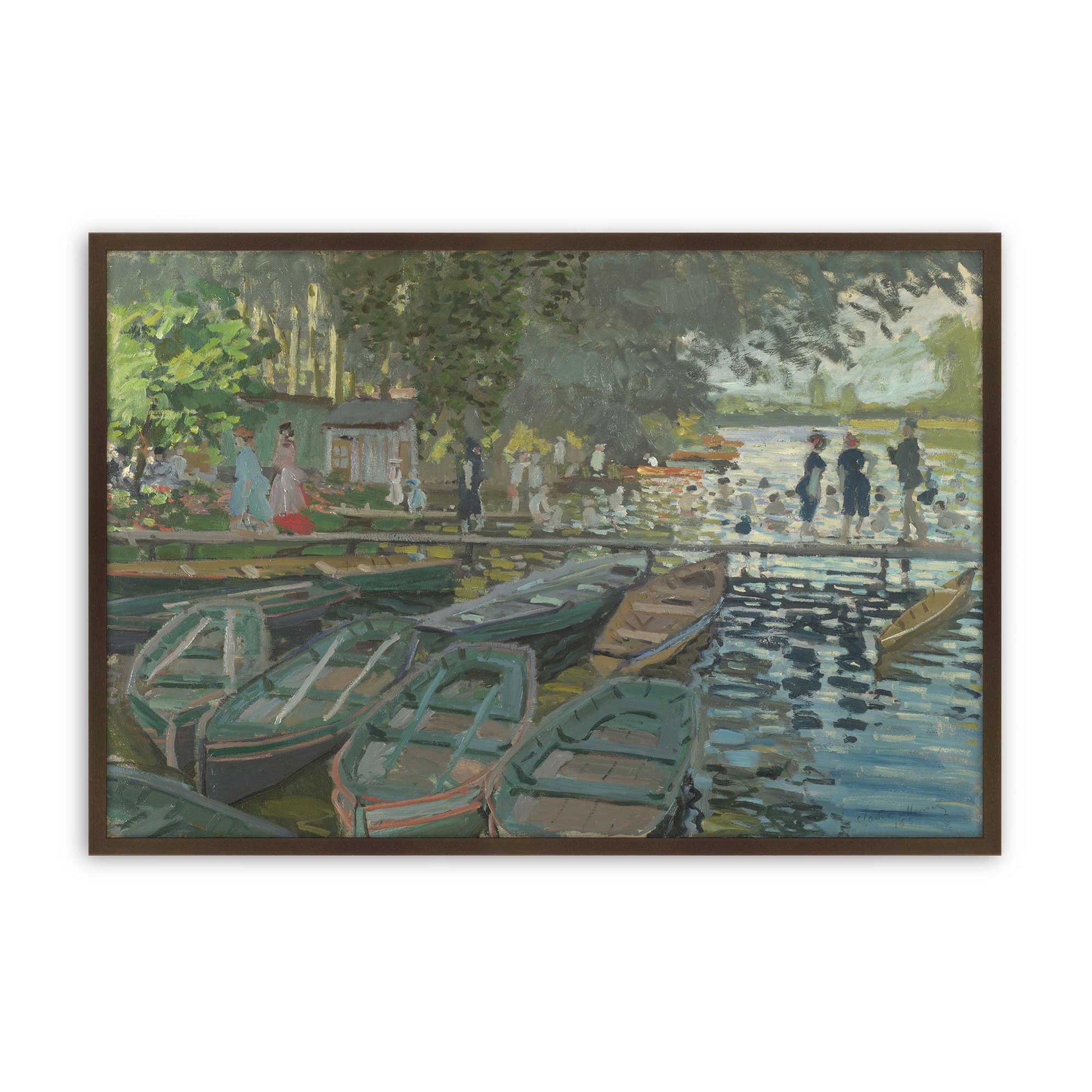 [Color:Belvinder Brown], Picture of art in a Belvinder Brown frame