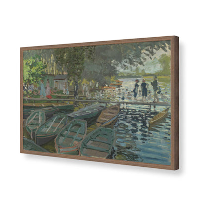[Color:Walnut], Picture of art in a Walnut frame of the corner