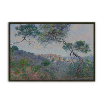 [Color:Satin Black], Picture of art in a Satin Black frame