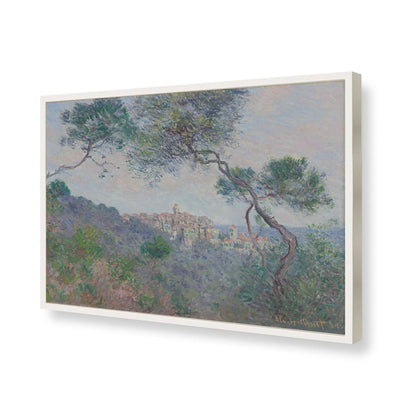 [Color:Opaque White], Picture of art in a Opaque White frame of the corner