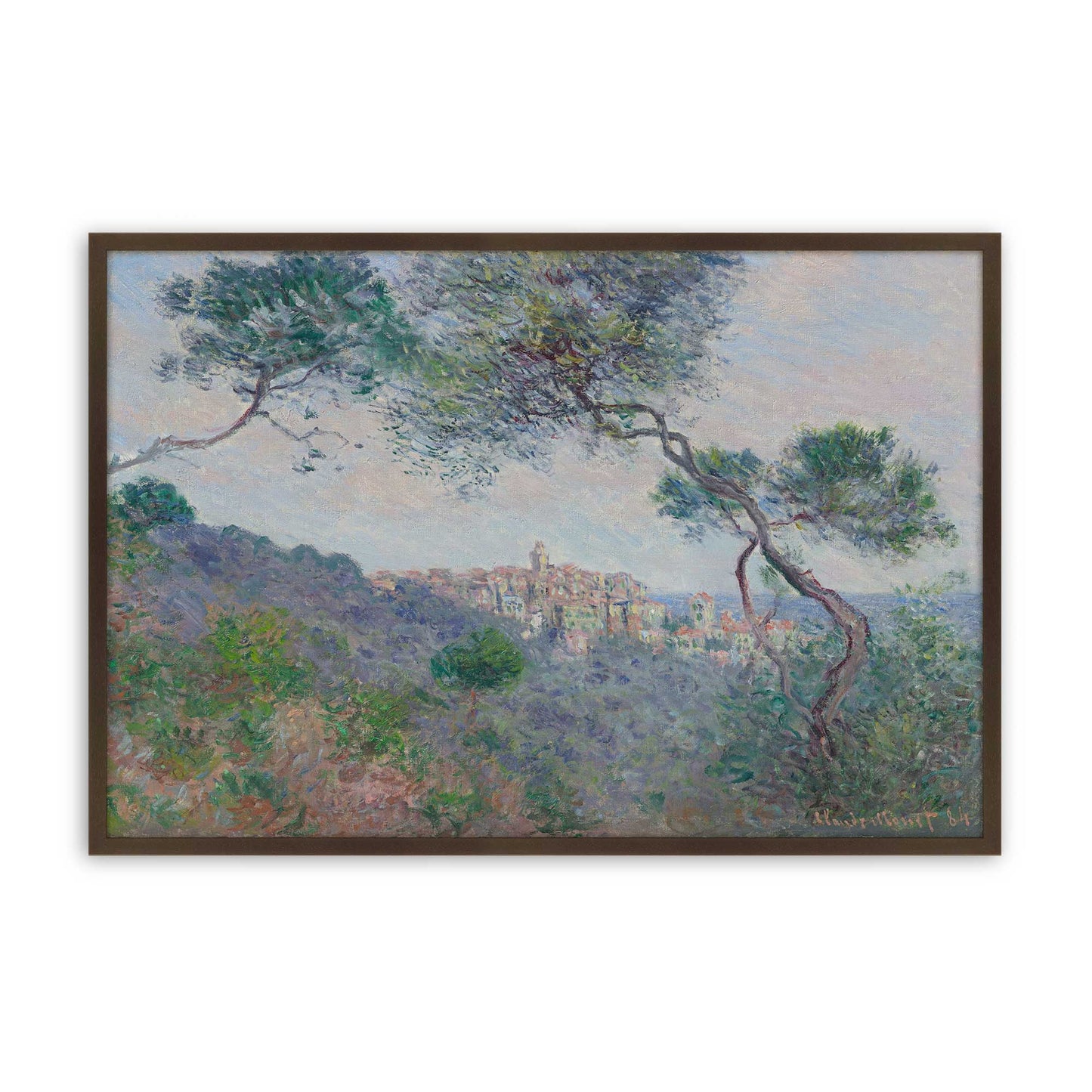 [Color:Belvinder Brown], Picture of art in a Belvinder Brown frame