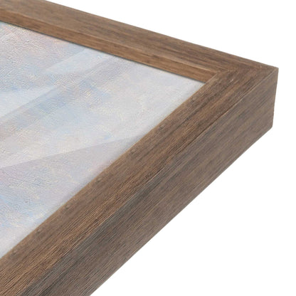 [Color:Walnut], Picture of art in a Walnut frame at an angle