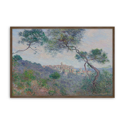 [Color:Walnut], Picture of art in a Walnut frame