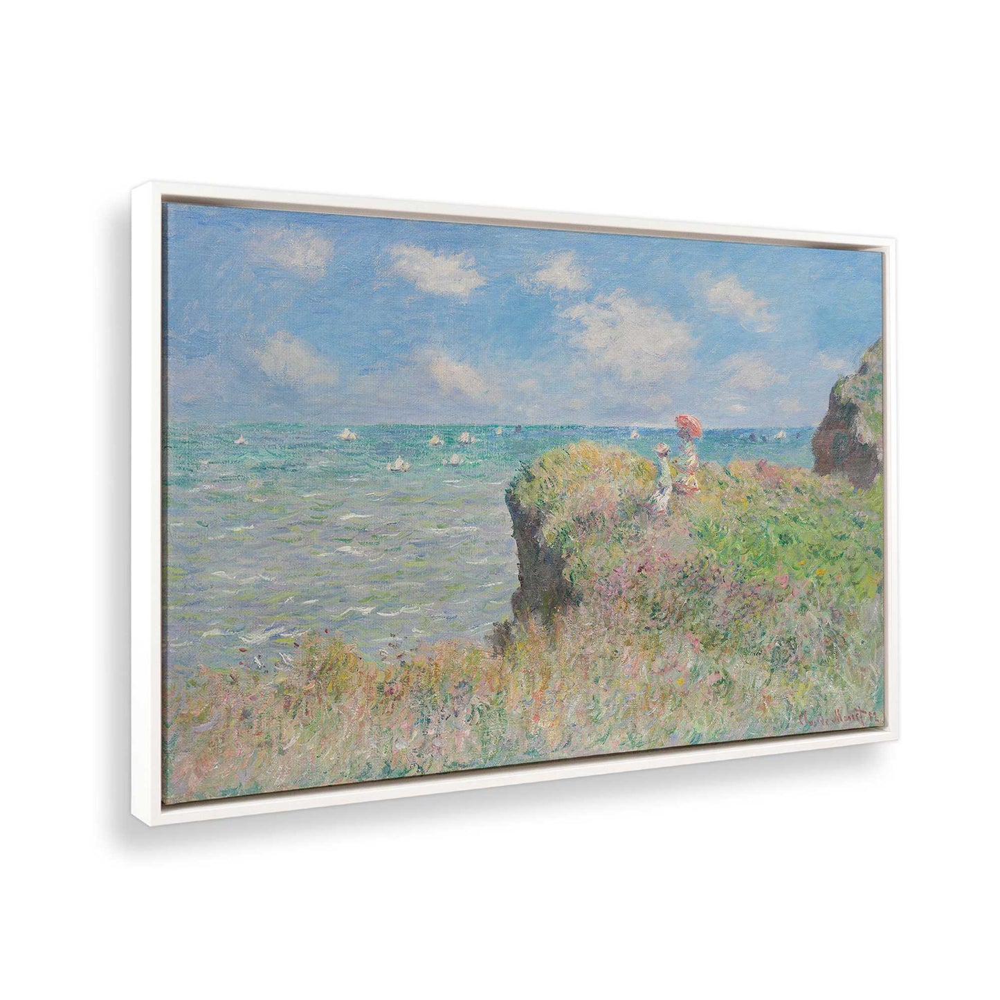 [Color:Opaque White], Picture of the corner of the art