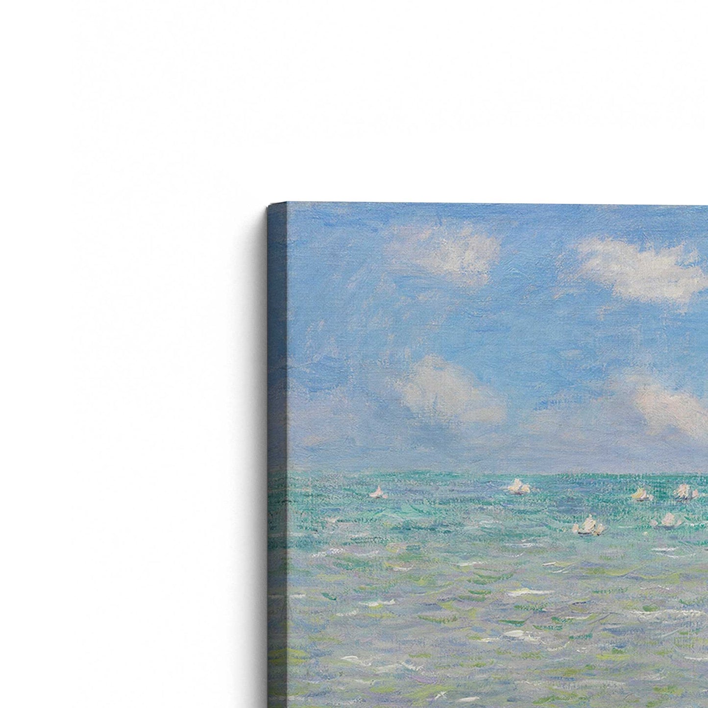 [Color:Stretched Canvas], Picture of the corner of the art