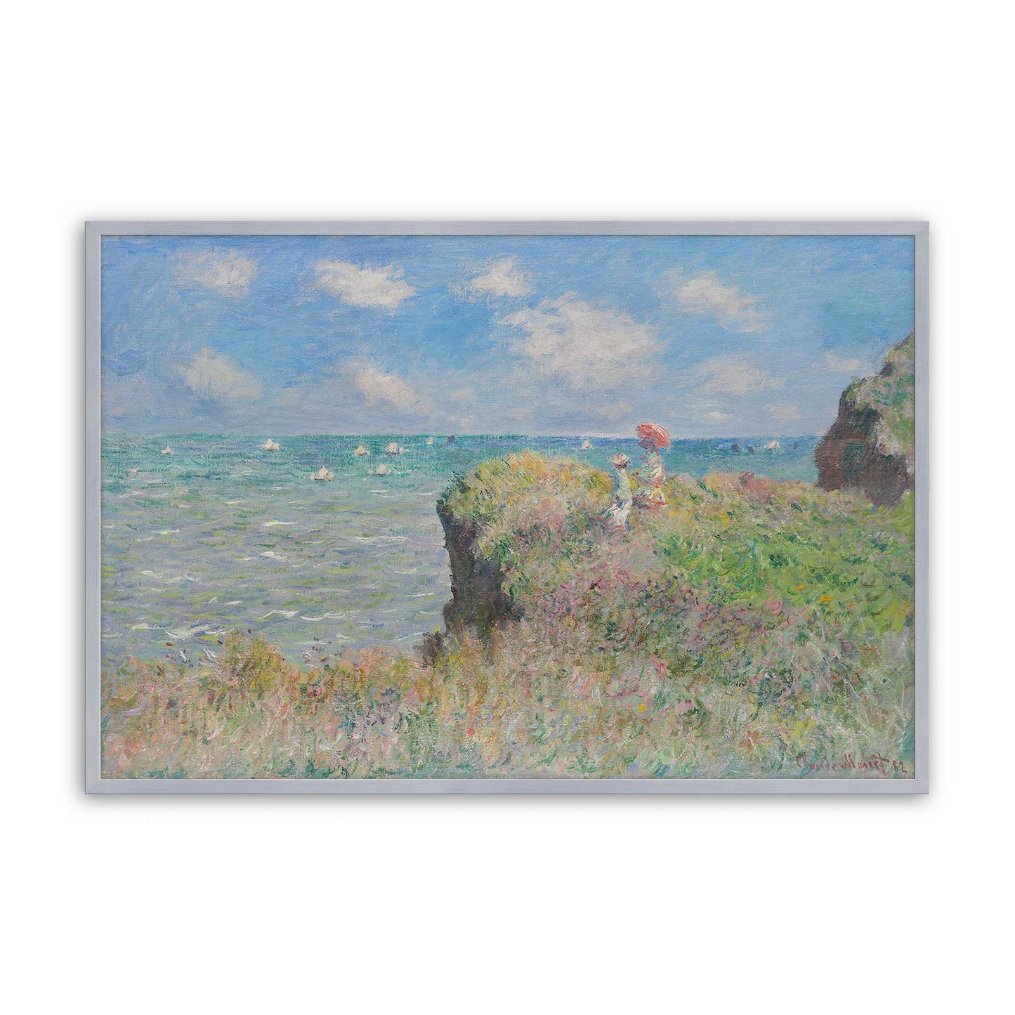 [Color:Polished Chrome], Picture of art in a Polished Chrome frame