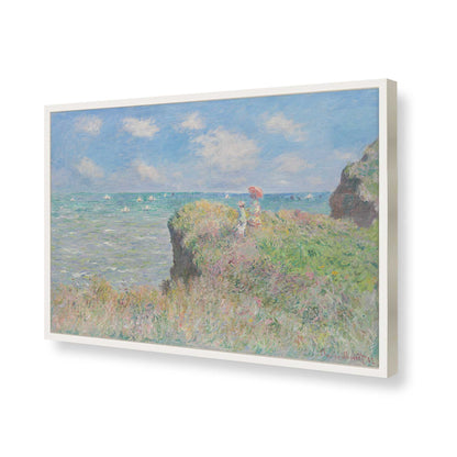 [Color:Opaque White], Picture of art in a Opaque White frame of the corner