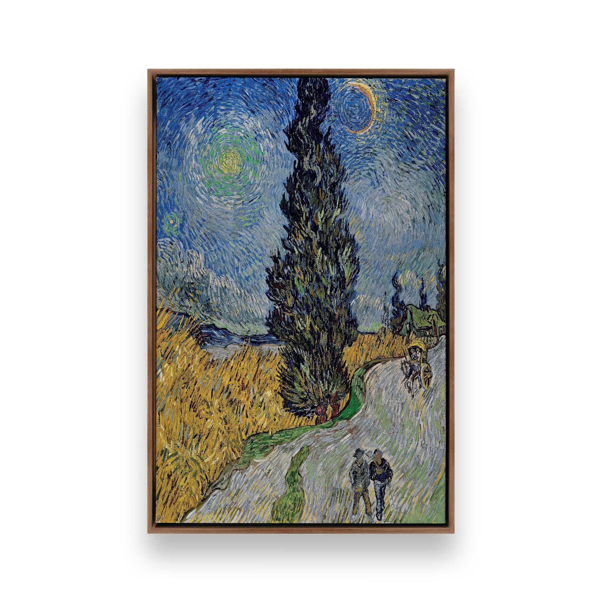 [Color:Walnut], Picture of art in a Walnut frame