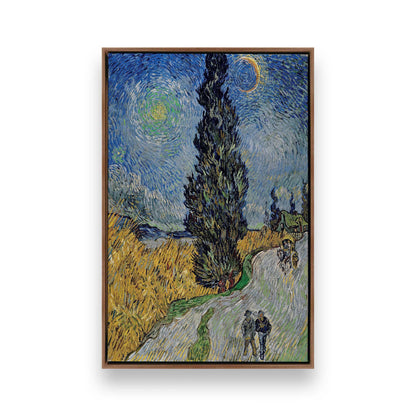 [Color:Walnut], Picture of art in a Walnut frame