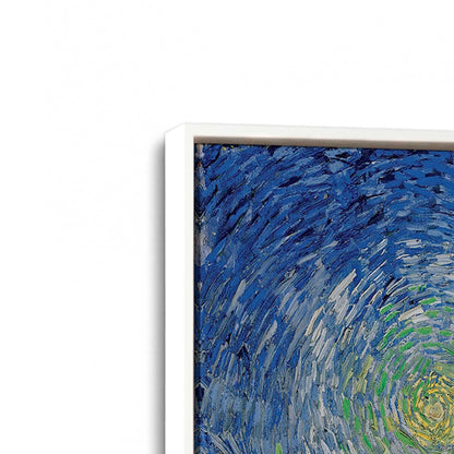 [Color:Opaque White], Picture of art in a White frame at an angle