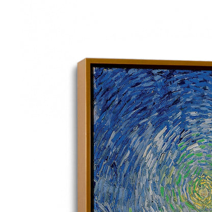 [Color:Polished Gold], Picture of art in a Polished Gold frame at an angle
