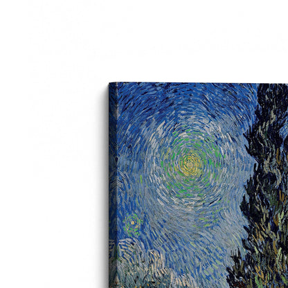 [Color:Stretched Canvas], Picture of the corner of the art