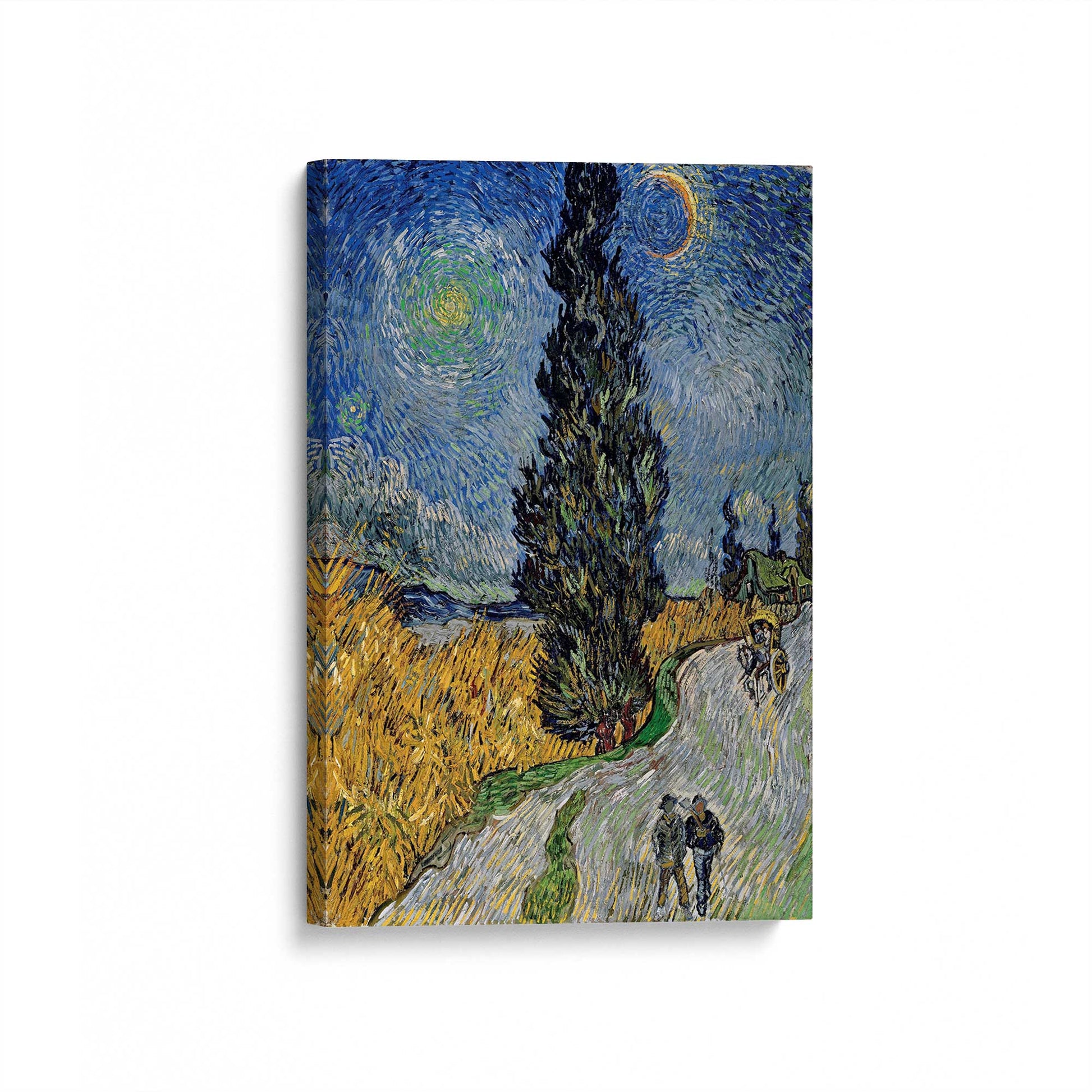 [Color:Stretched Canvas], Picture of art at an angle