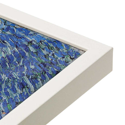 [Color:Opaque White], Picture of art in a Opaque White frame at an angle