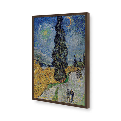 [Color:Belvinder Brown], Picture of art in a Belvinder Brown frame of the corner
