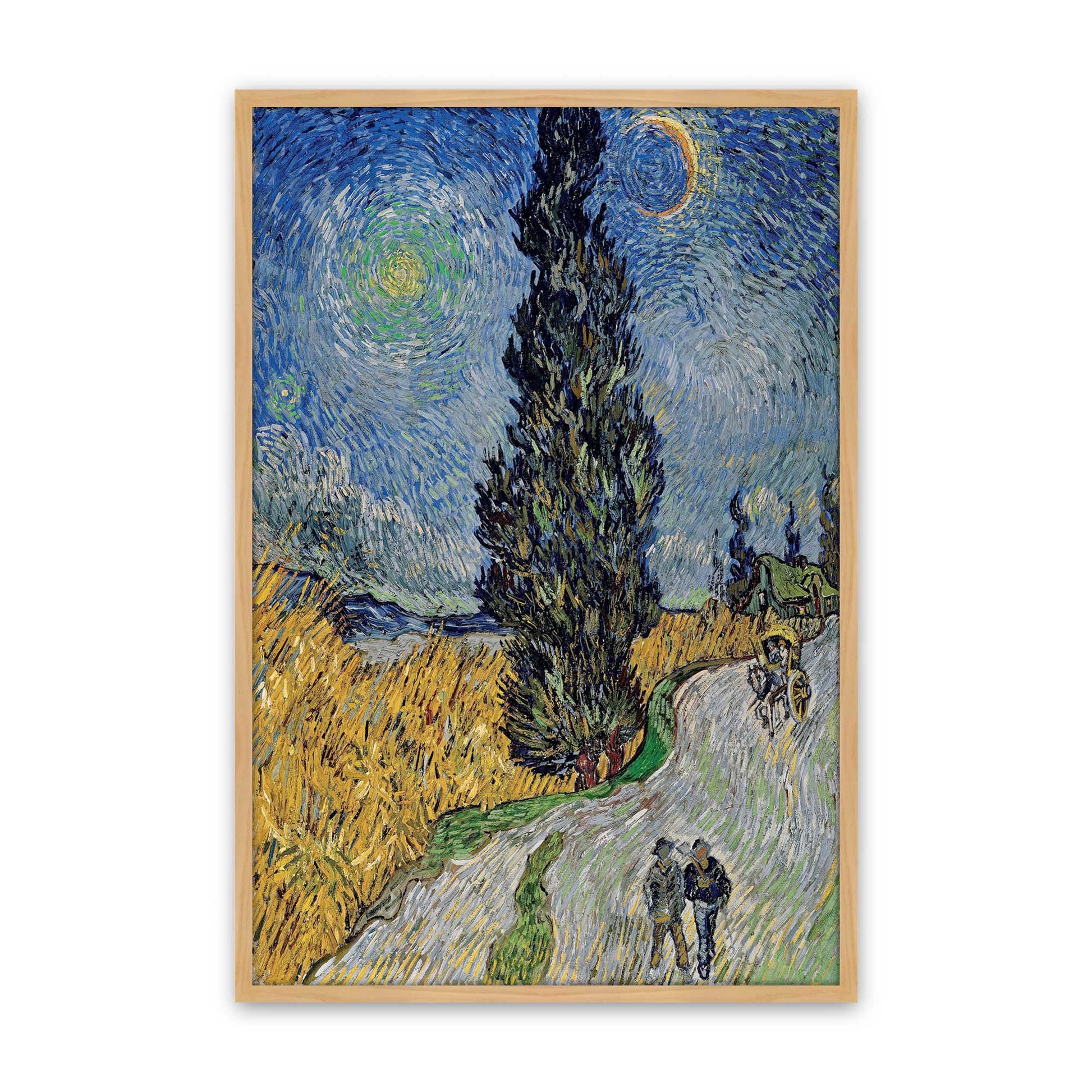 [Color:American Maple], Picture of art in a American Maple frame