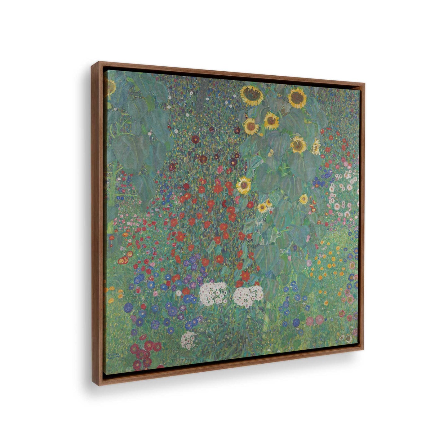 [Color:Walnut], Picture of the corner of the art