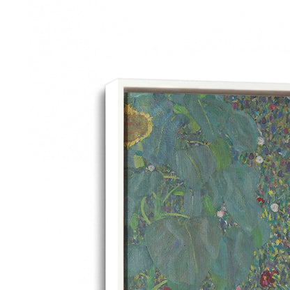 [Color:Opaque White], Picture of art in a White frame at an angle
