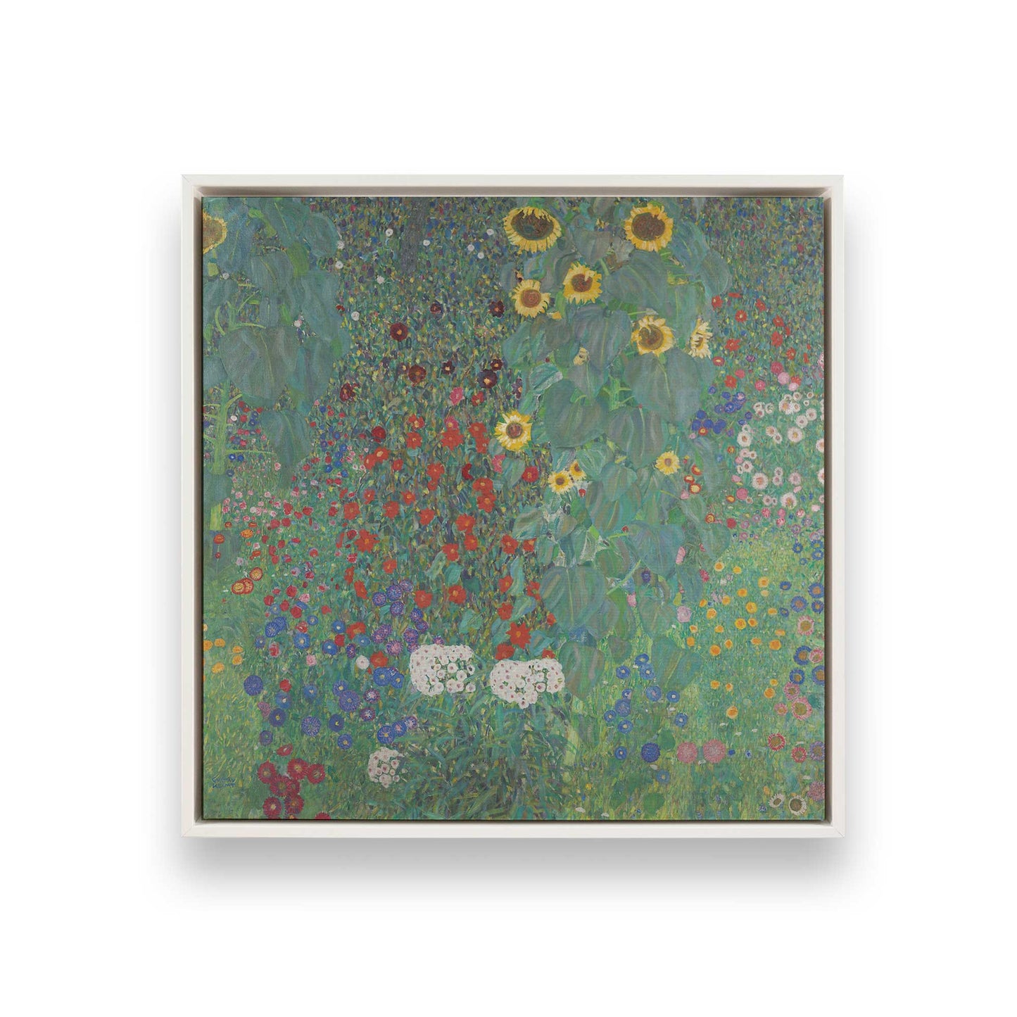 [Color:Opaque White], Picture of art in a White frame