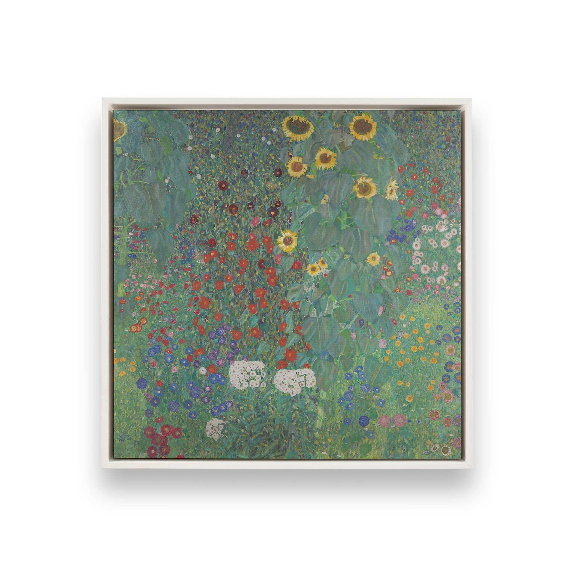 [Color:Opaque White], Picture of art in a White frame
