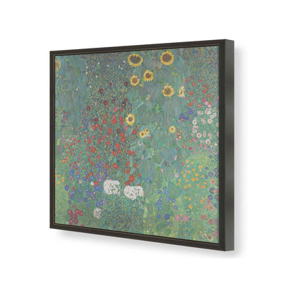 [Color:Satin Black], Picture of art in a Satin Black frame of the corner