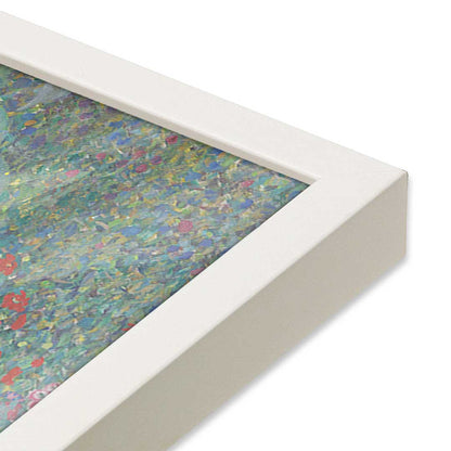 [Color:Opaque White], Picture of art in a Opaque White frame at an angle