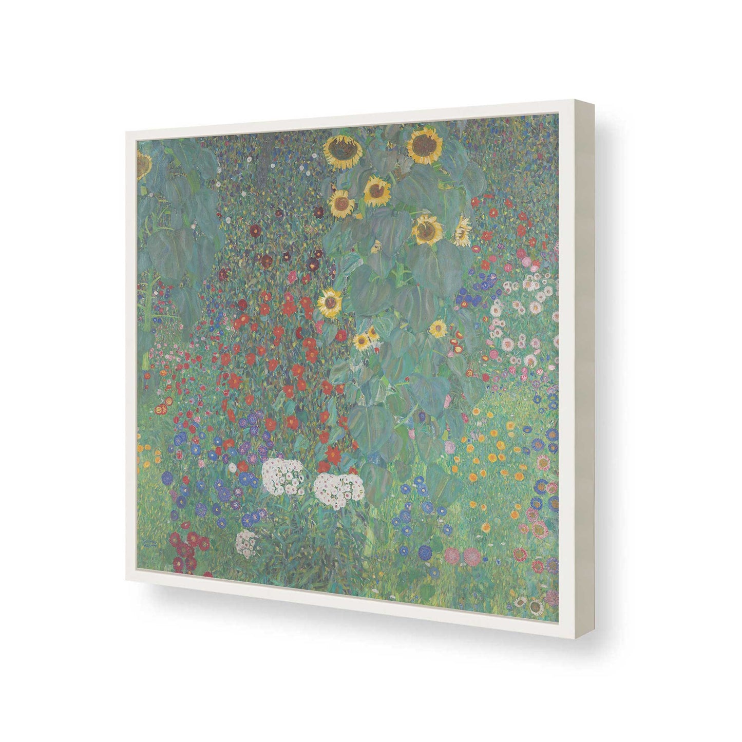 [Color:Opaque White], Picture of art in a Opaque White frame of the corner
