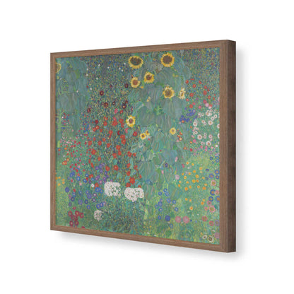 [Color:Walnut], Picture of art in a Walnut frame of the corner