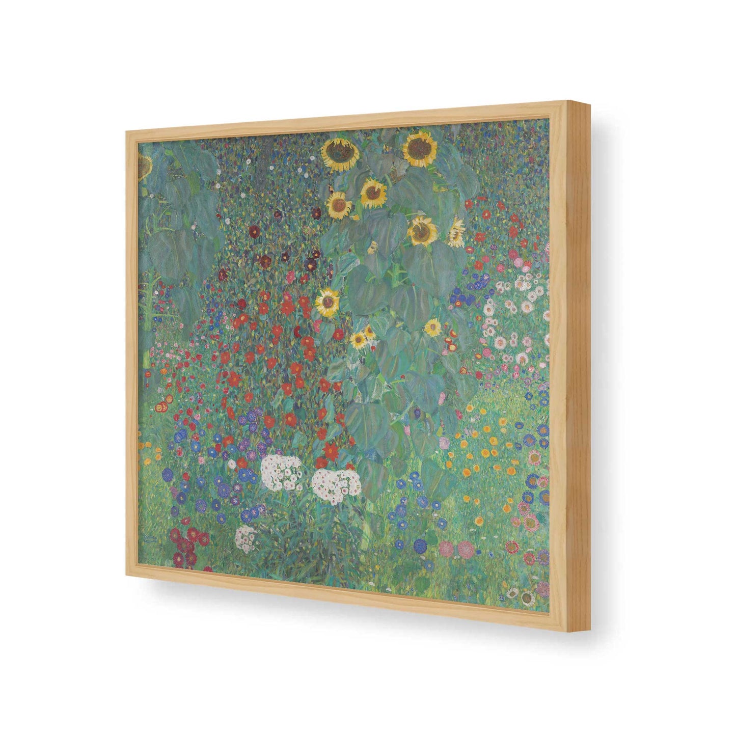 [Color:American Maple], Picture of art in a American Maple frame of the corner