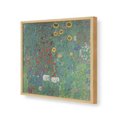 [Color:American Maple], Picture of art in a American Maple frame of the corner